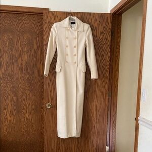 Elegant Patrizia Pepe Italian Double-Breasted Wool Coat